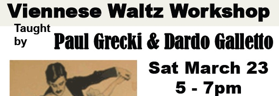 Viennese Waltz Workshop – Paul Grecki & Dardo Galletto